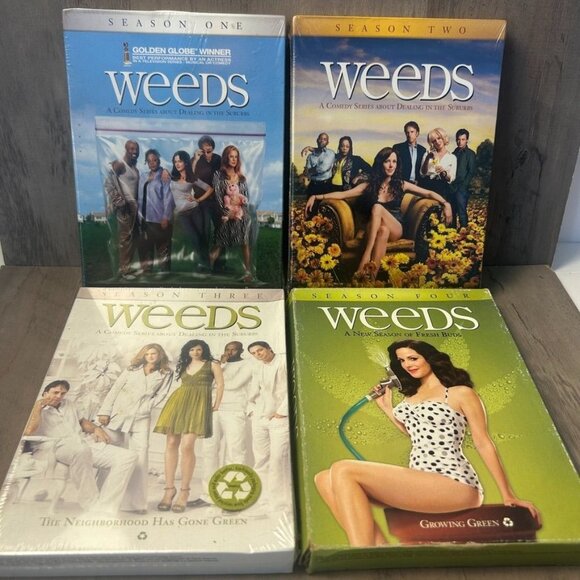 Lionsgate Other - Weeds Seasons 1-4 DVD Set Comedy Drama Suburbia Series NEW & Sealed